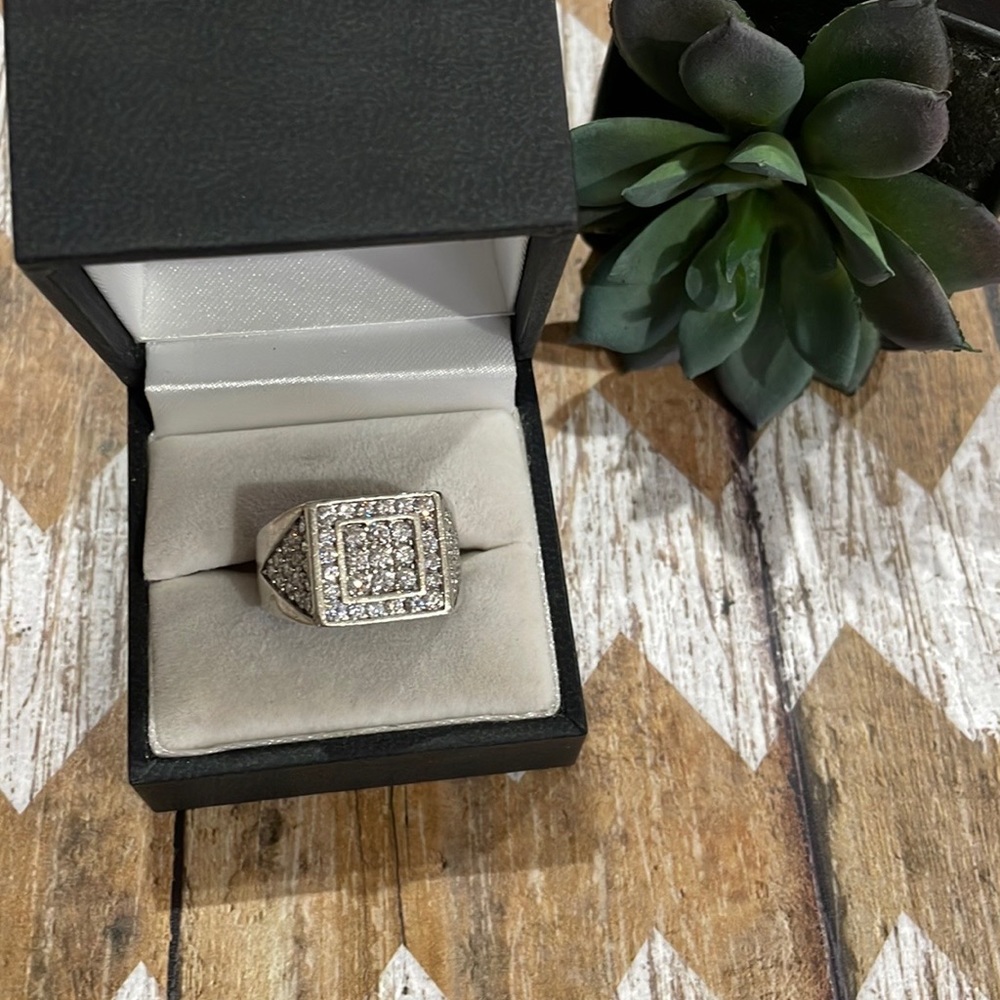 Rhinestone Ring - image 1